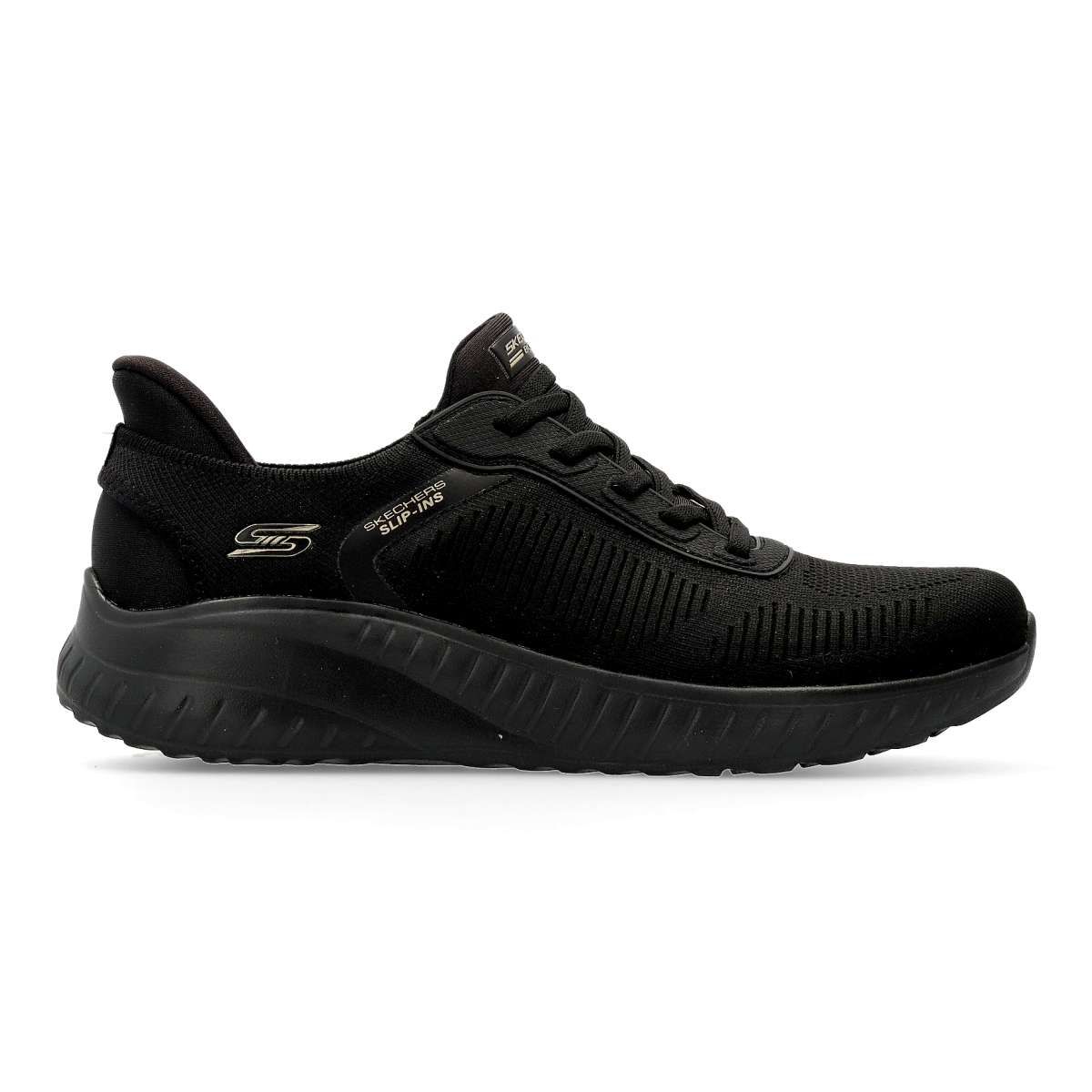 Skechers - Zapatillas deportivas BOBS Squad Chaos - Current Muse para mujer, cómodas y flexibles con amortiguación Memory Foam™ y diseño slip-on