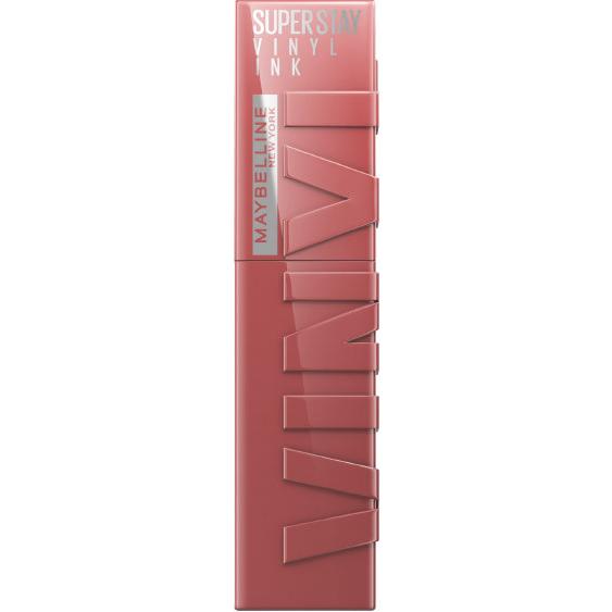 Maybelline New York | Pintalabios efecto vinilo de larga duración Superstay Vinyl Ink. 16H de color y brillo. Vinilo fijo. Tinta líquida que no transfiere ni mancha.