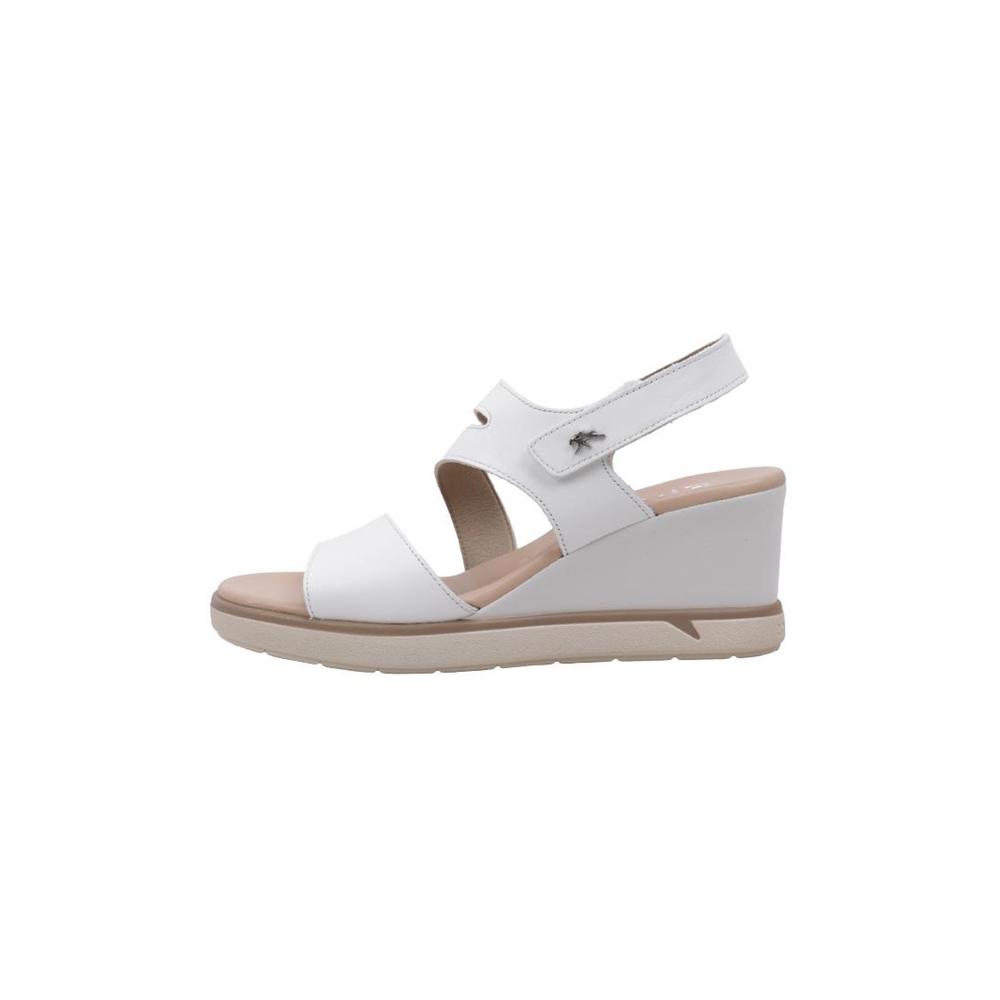 Fluchos F1973 Sandalias De Cuña Mujer Blanco