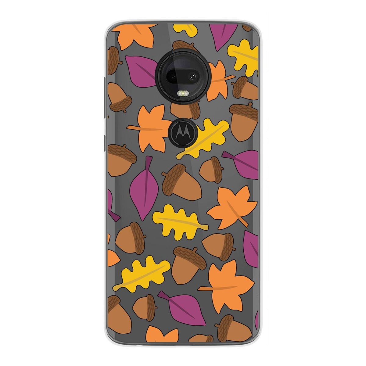 Tumundosmartphone Funda Gel Transparente para Motorola Moto G7 / G7 Plus diseño Otoño Dibujos