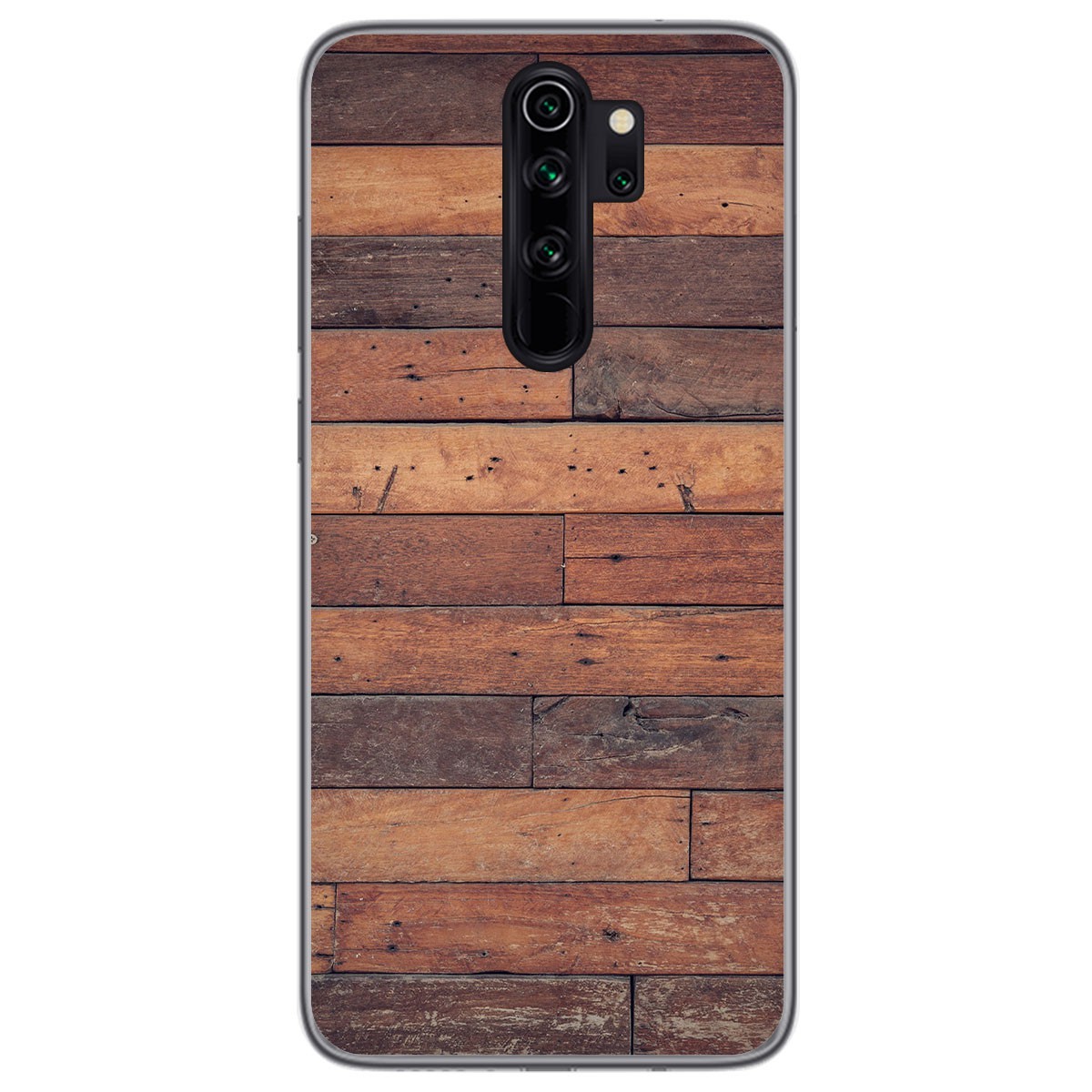Tumundosmartphone Funda Gel Tpu para Xiaomi Redmi Note 8 Pro diseño Madera 03 Dibujos