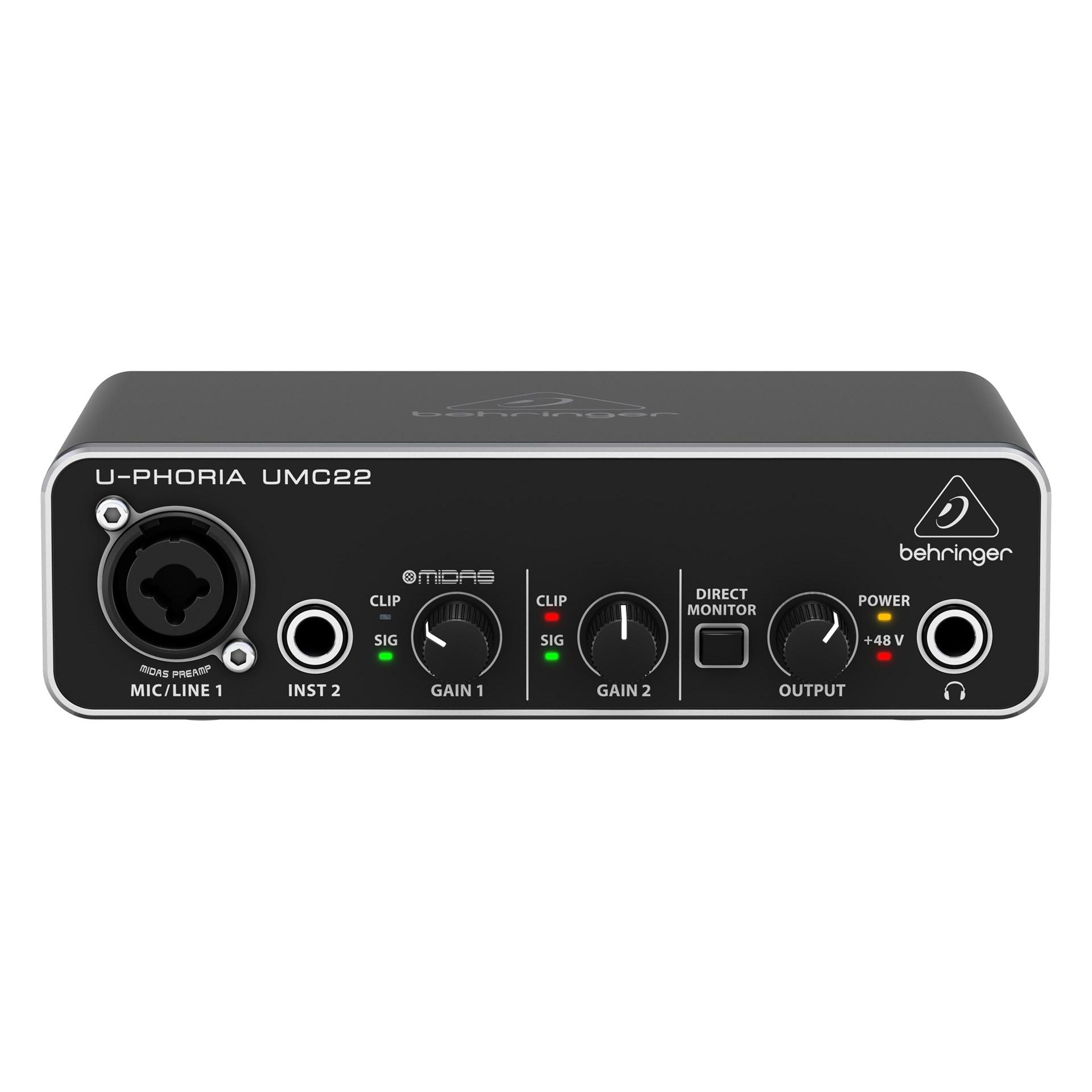 Behringer UMC22 U-PHORIA - Interfaz de audio