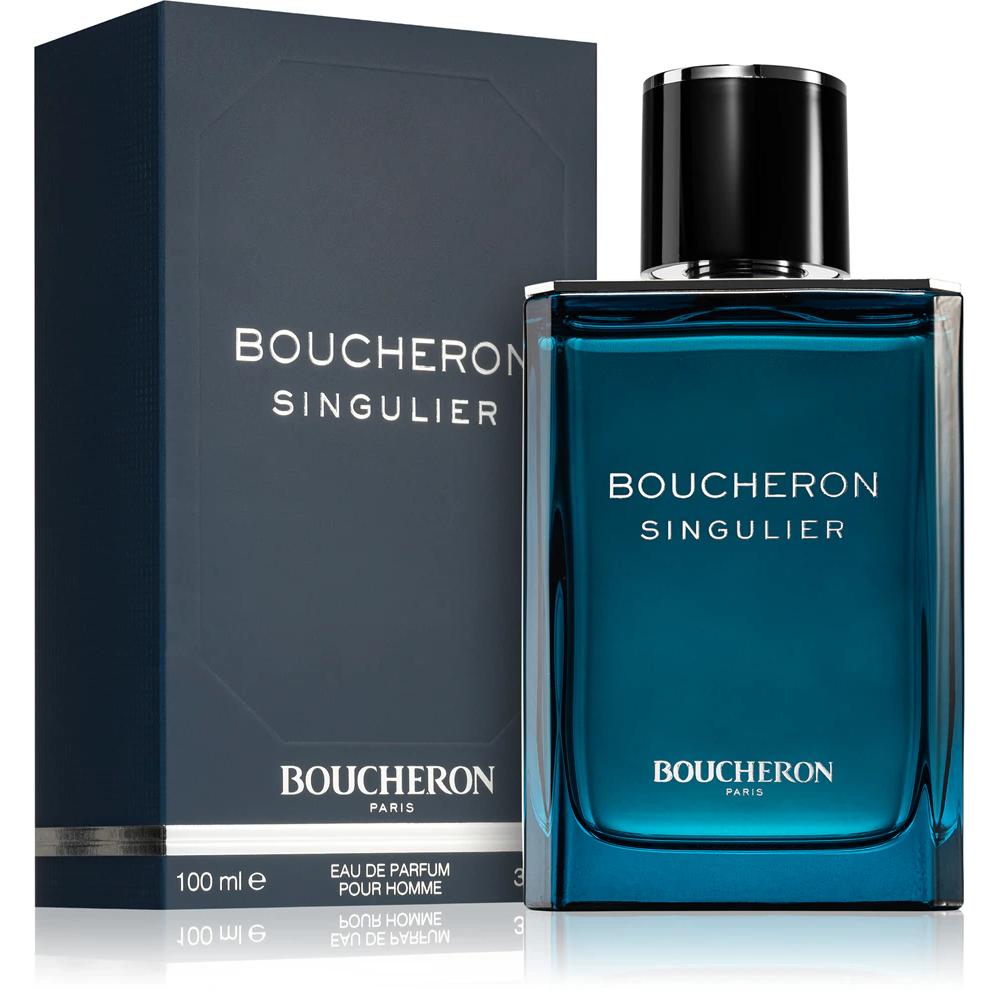 Boucheron Singulier Eau De Parfum Spray 100ml para Hombre - Fragancia Amaderada Aromática con Notas de Cedro y Vetiver