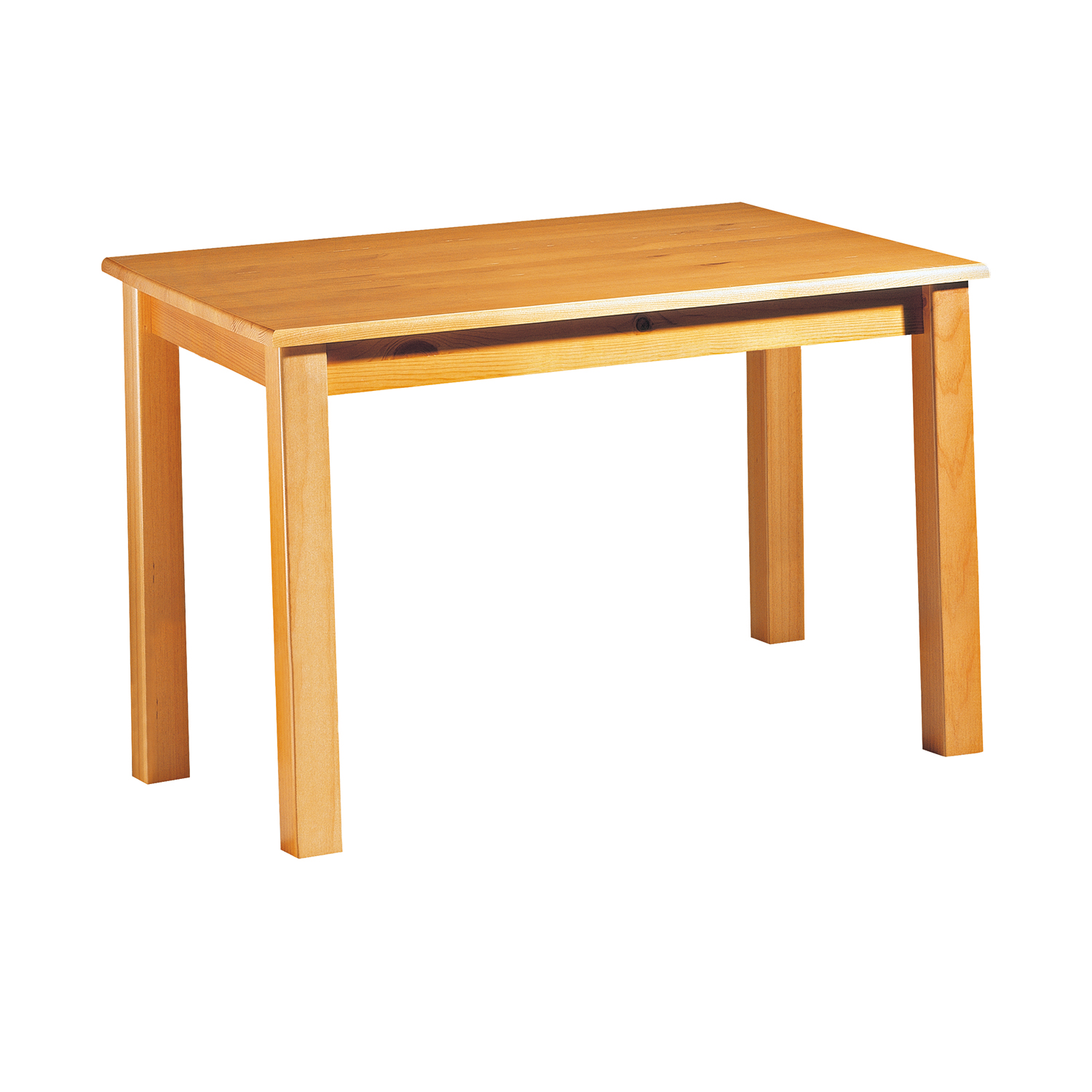 Mesa de comedor , pino macizo, Moblit, serie Canet, medidas: (73x120x80) cm ( altoxanchoxfondo), color miel