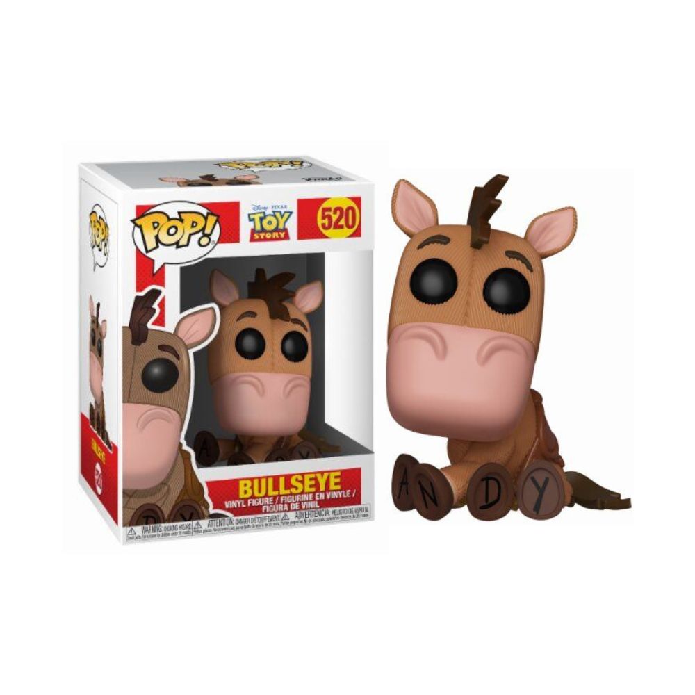 FUNKO POP! TOY STORY- BULLSEYE, 37013, Nº520, TIENDA CON LICENCIA OFICIAL, ENVIO 24-48 HORAS PENÍNSULA, FIGURA, CABEZÓN, MUÑECO, JUGUETES, PELÍCULA, DIBUJOS, PERRO, 100% ORIGINAL
