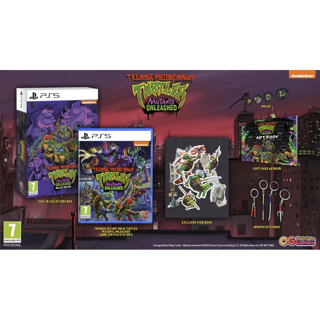 Teenage Mutant Ninja Turtles Mutants Unleashed Deluxe Edition - Playstation 5 - Nuevo Precintado - PAL España - Meridiem