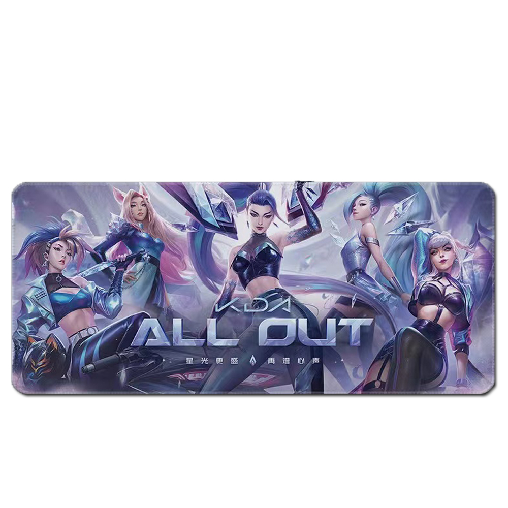 Alfombrillas gaming XL 70x30cm, alfombrilla para ratón para escritorio set up gamer con base antideslizante diseños variados en microfibras