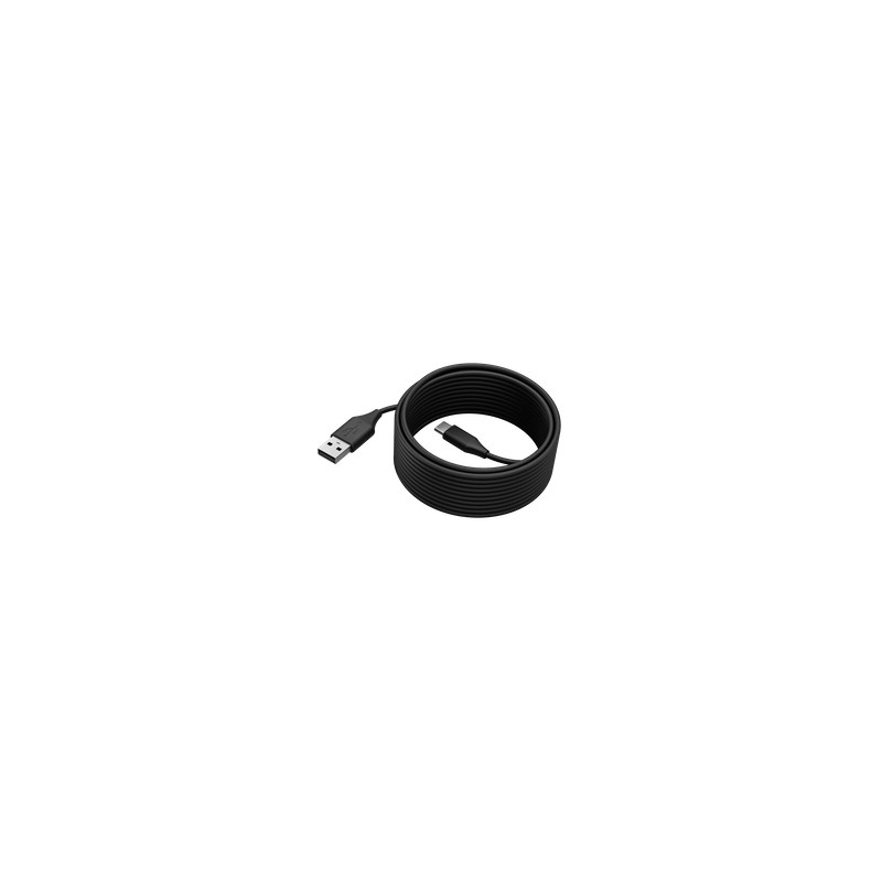 Jabra - 14202-11 cable USB USB 2.0 5 m USB C USB A Negro 14202-11