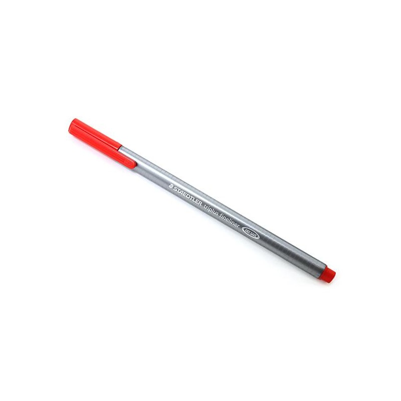 Staedtler - triplus 334 rotulador de punta fina Rojo 1 pieza(s) 334-2