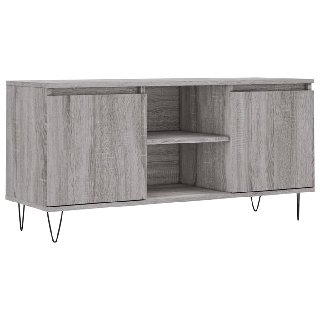 vidaXL Mueble de TV madera de ingeniería 104x35x50 cm, Mueble de Salon, Mueble TV, Mueble TV salon, Mesa de TV, Mueble tele