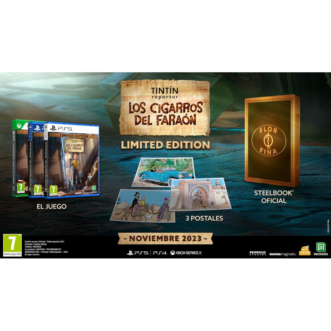 Tintin Reporter Los Cigarros del Faraon Edicion Limitada - PS4 - Nuevo Precintado - PAL España