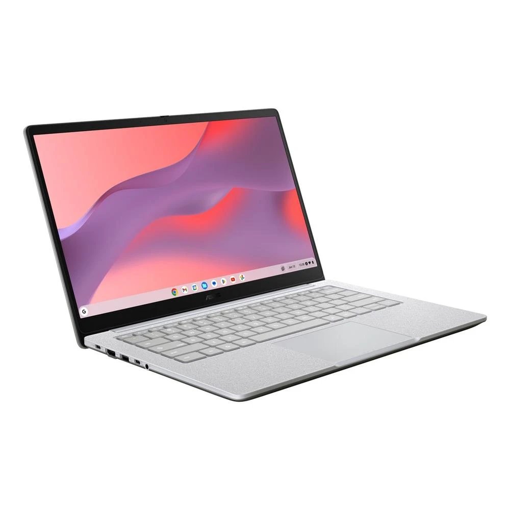 Pc portátil Intel N N50, hasta 3,4 GHz (2 núcleos, 6 MB caché) 14" ChromeOS Asus 90NX0933-M010Y0 Ram 8 GB LPDDR5 Disco 64GB | eMMC 64 GB, Pure Grey