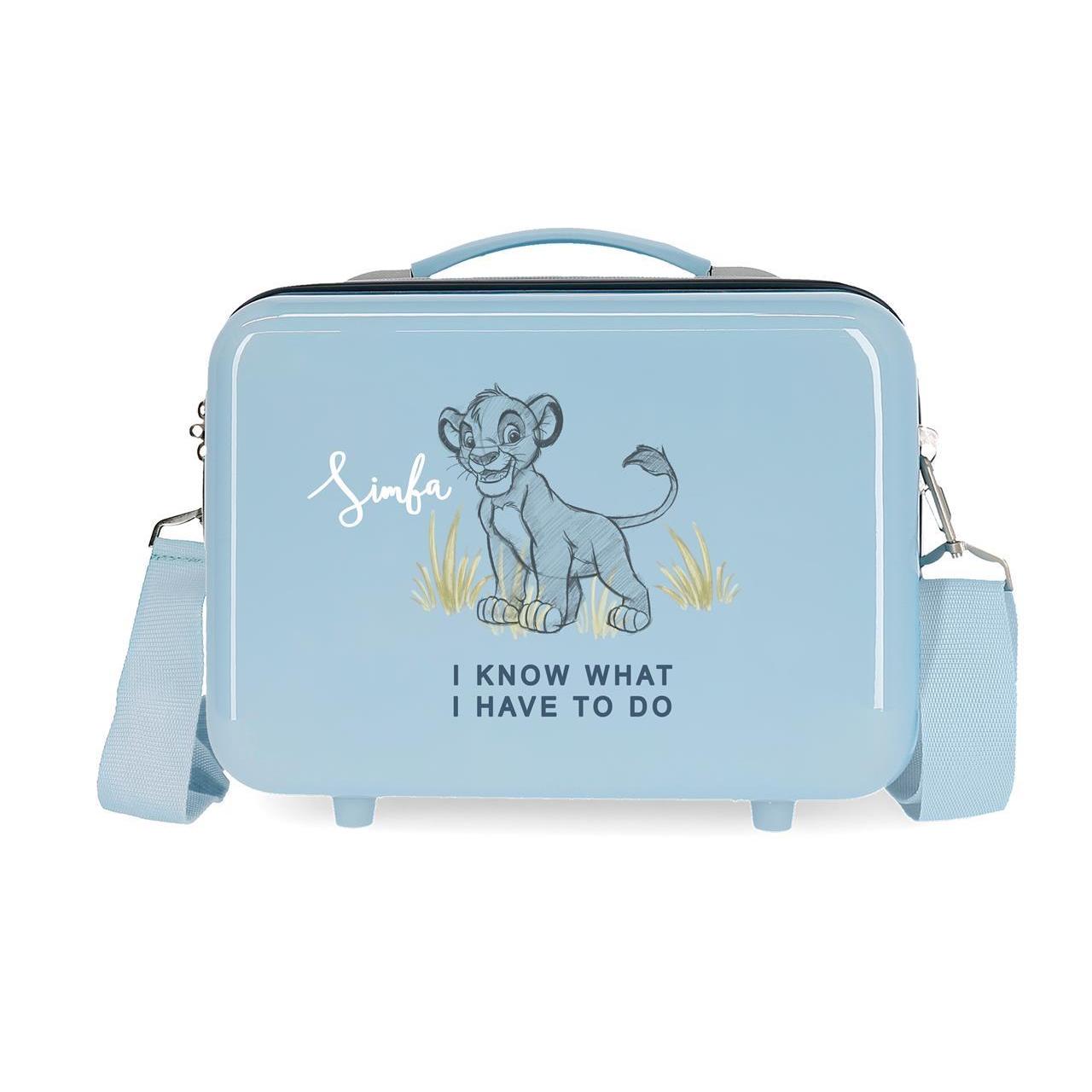 Neceser Abs Disney Neceseres clasicos azul claro 21x29x15cm