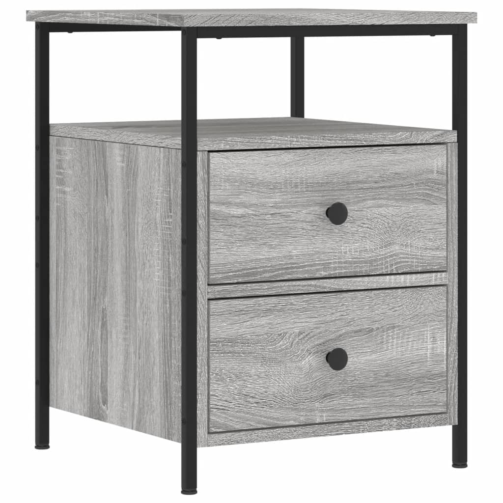 Mesita de Noche Vidaxl Madera de Ingeniería 44x45x60 Cm Roble Sonoma