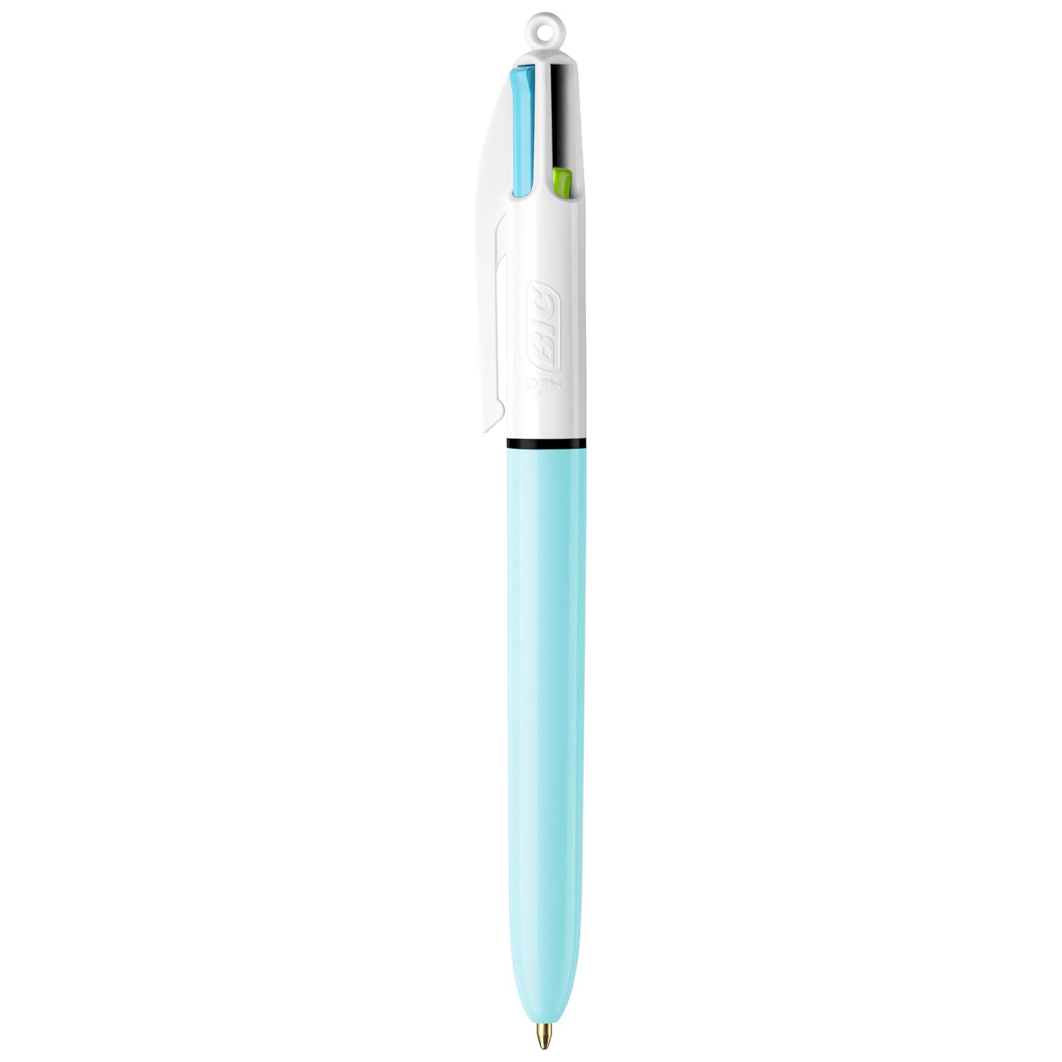 BIC Boligrafo 4 Colores Fun Punta Media 1.0mm Punta Retráctil Cuerpo Celeste
