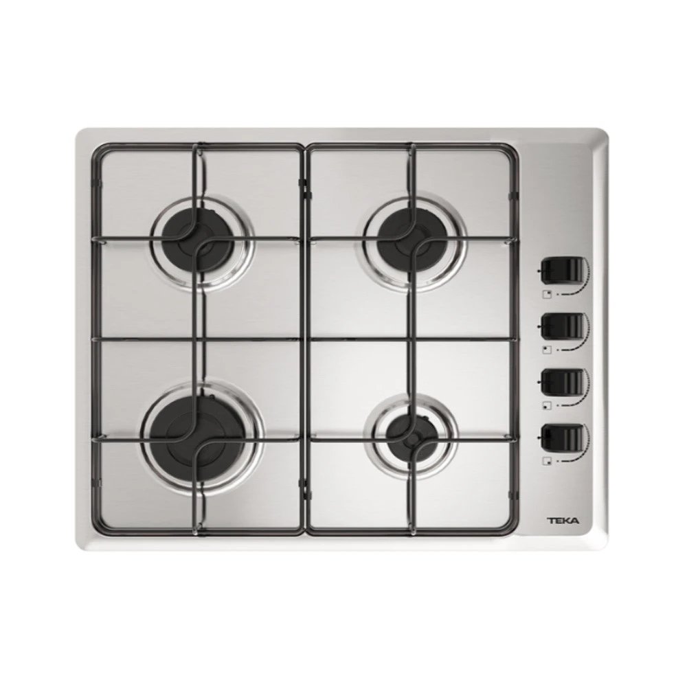 Teka - Placa a gas HLX 640 NAT de 58 cm con 4 zonas y 7500 W para cocinas profesionales y entornos contract