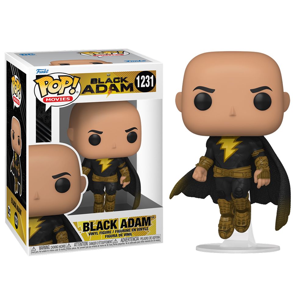 FUNKO POP! BLACK ADAM - BLACK ADAM VOLANDO, 64188, Nº 1231, TIENDA CON LICENCIA OFICIAL