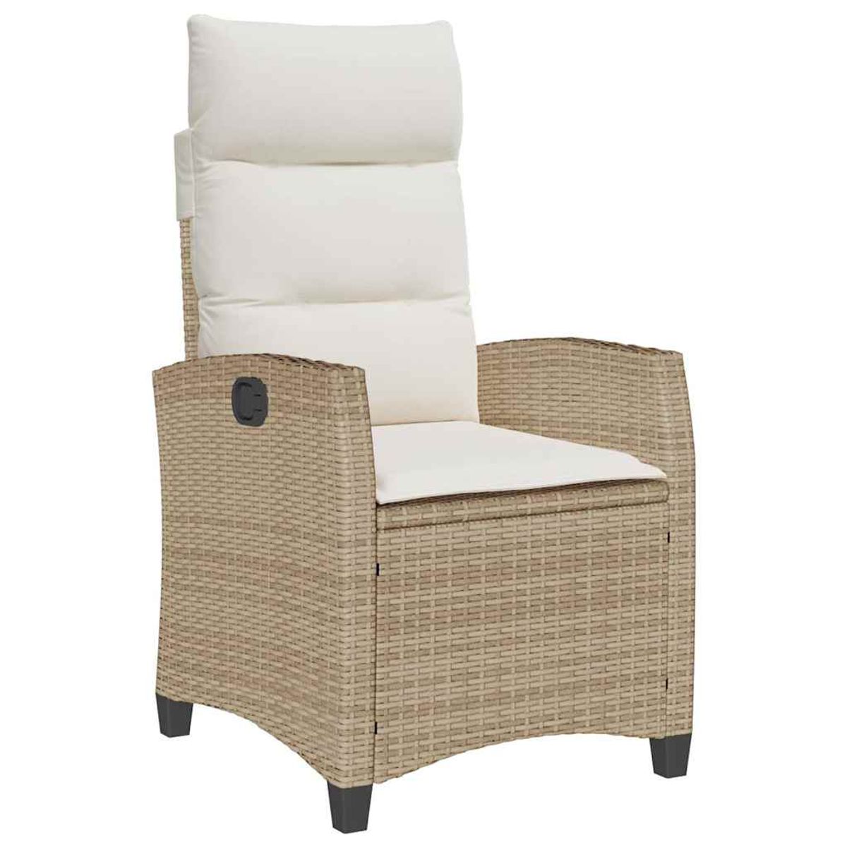 Sillón de jardín Callangate respaldo reclinable + mesa lateral 94x65x58 cm
