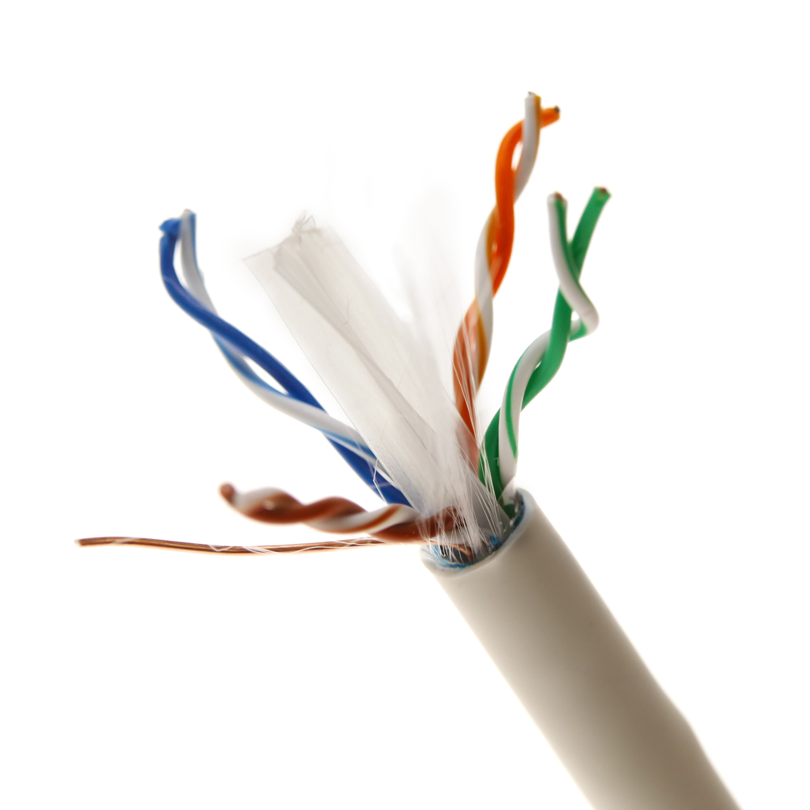 Bobina de cable de red ethernet Cat. 6 FTP de 305 m rígido de color gris - BeMatik