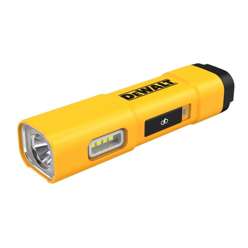 Dewalt DCL183 - Linterna recargable por USB, color amarillo