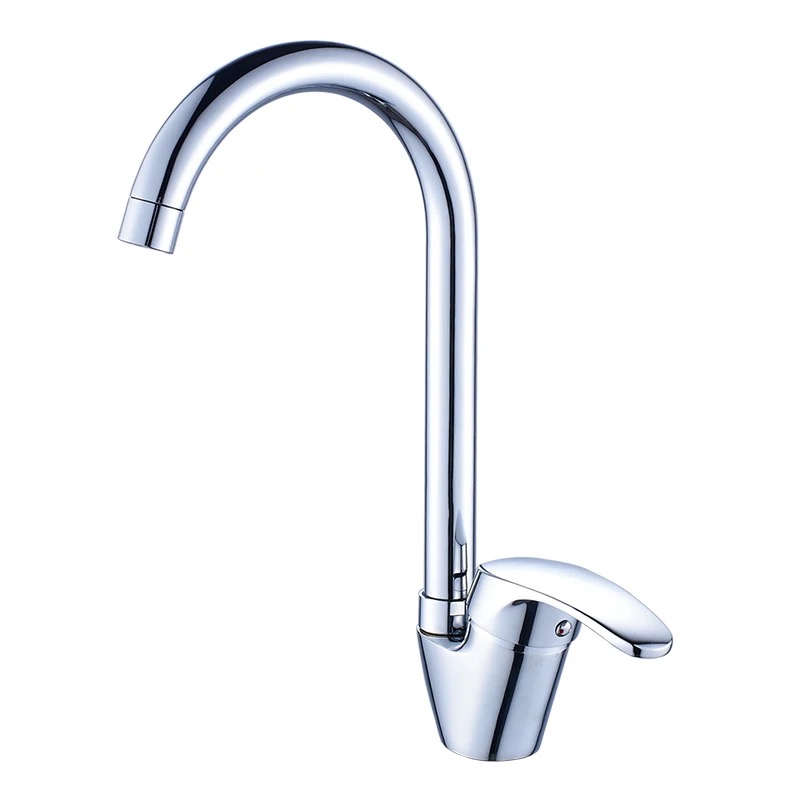Grifo de cocina monomando ,grifo de fregadero con caño alto , con accesorios ,giratorio 360º,agua fría-caliente cromado