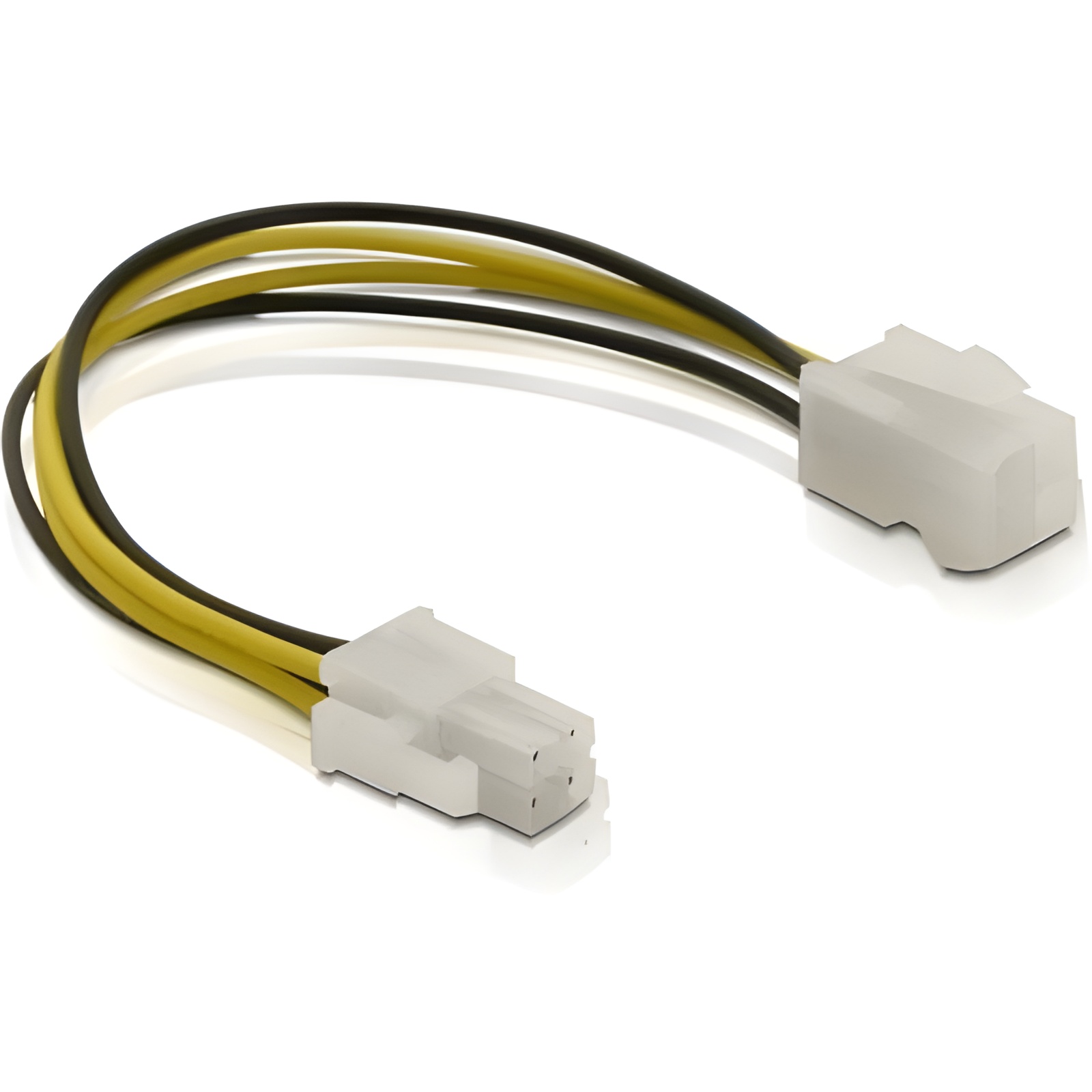 DeLOCK Power Cable P4 Male/Female 0,15 m - Cables de alimentación Interna (0,15 m, Male Connector/Female Connector)