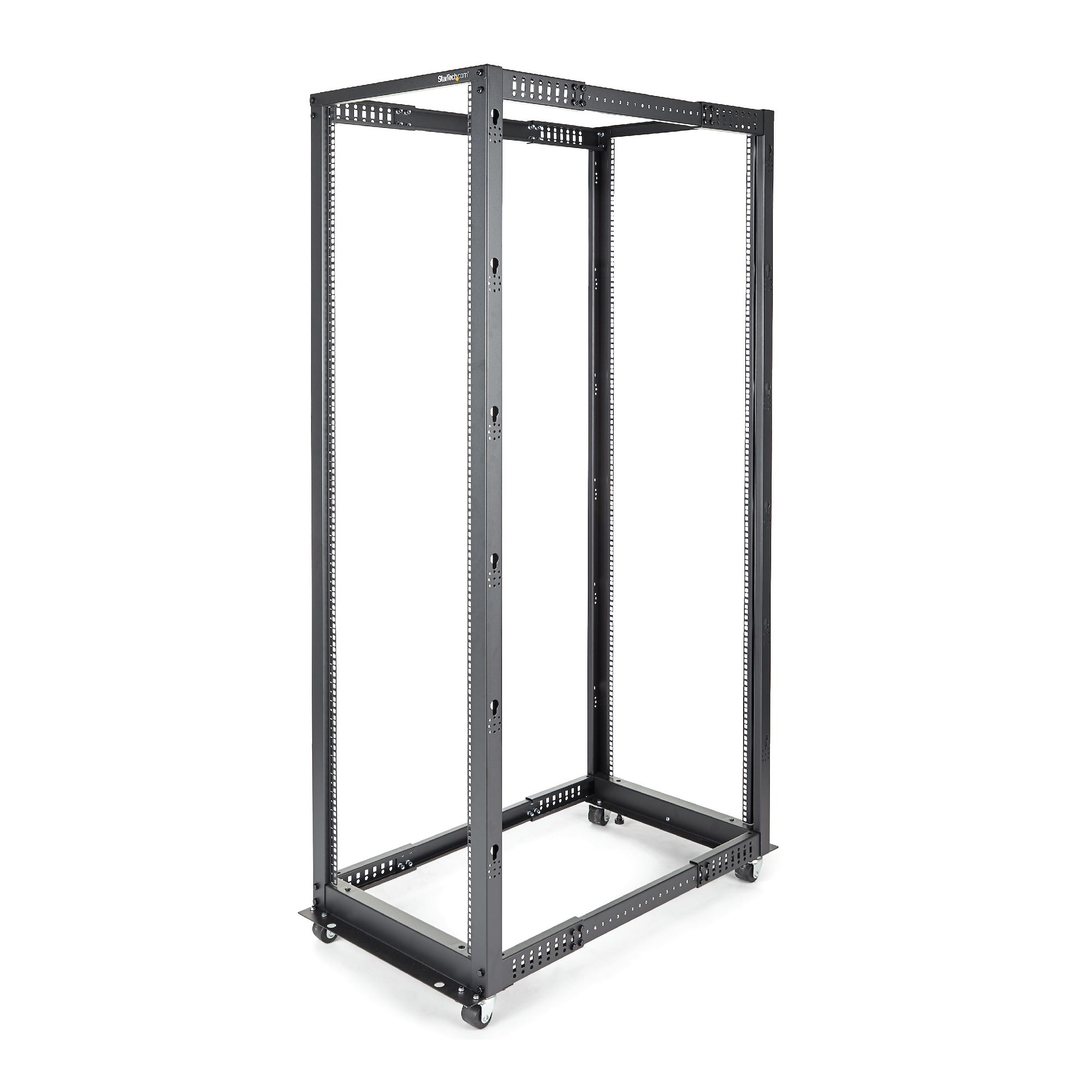 StarTech.com Rack Armario Bastidor Abierto de Servidores 4 Columnas 42U - Profundidad Ajustable - Co
