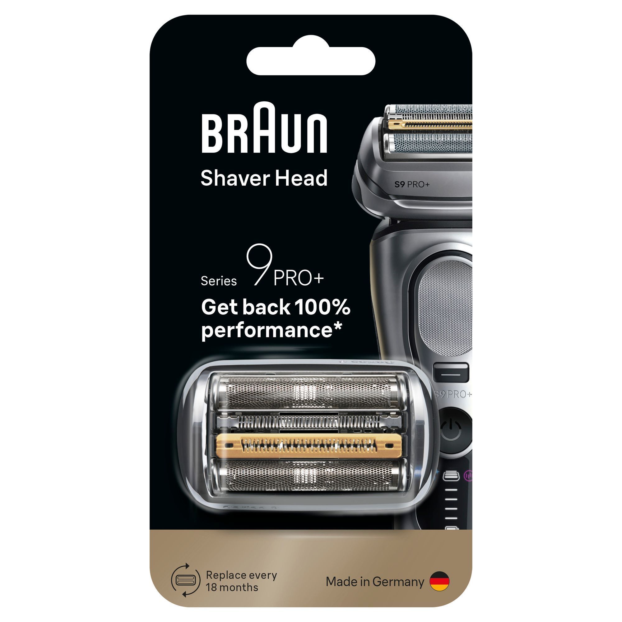 Braun Series 9 Pro+ 96M Cabezal de Recambio Original Compatible Series 9