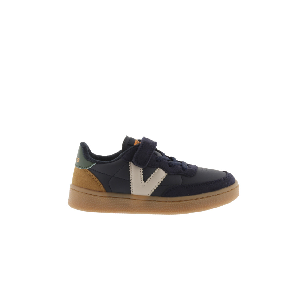 Victoria Oslo Zapatillas de efecto piel con piezas en contraste y suela caramelo 1256106