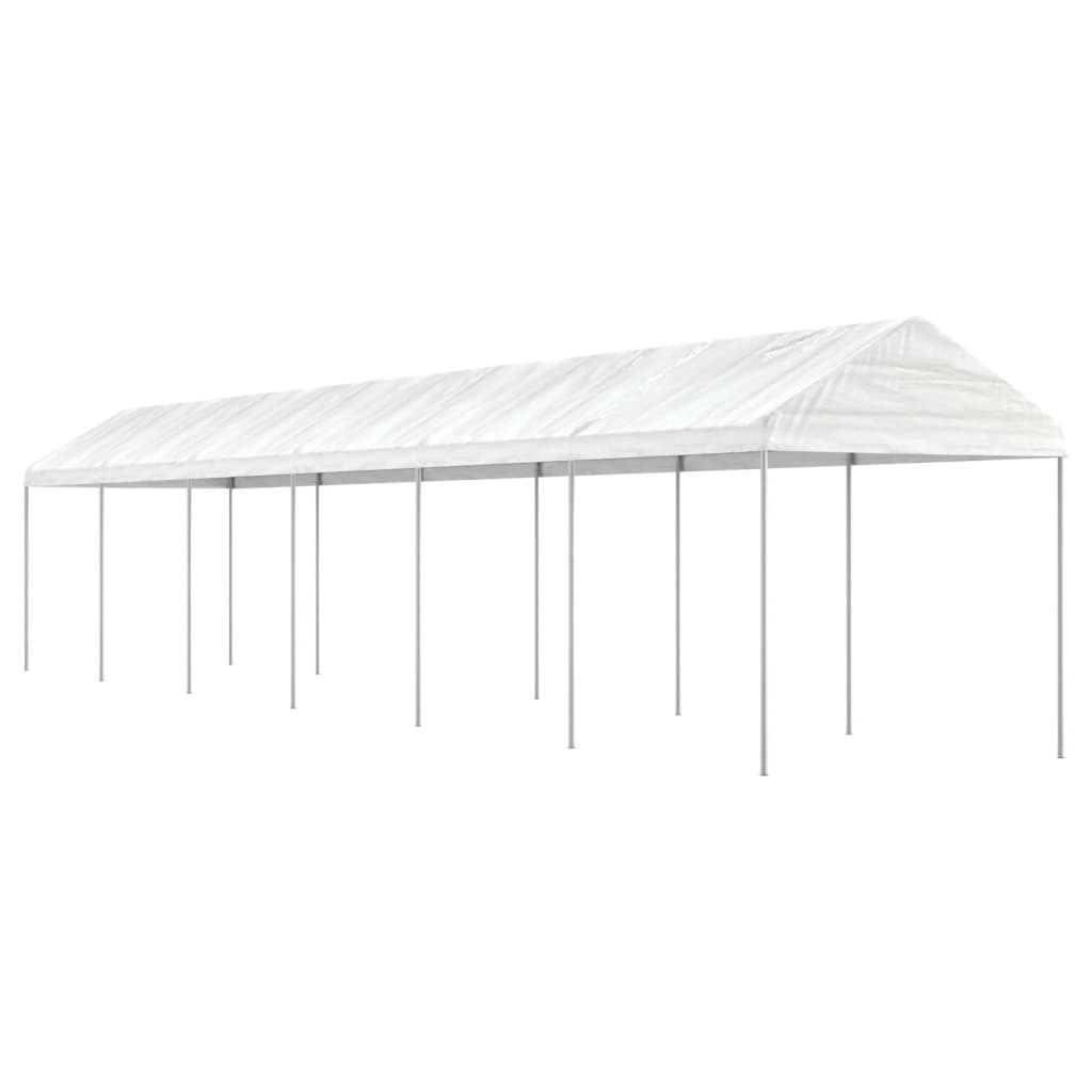 vidaXL Cenador con techo polietileno blanco Dimensiones 2.28 x 2.23 x 2.69 m,  4.46 x 2.28 x 2.69 m,  6.69 x 2.28 x 2.69 m y mas