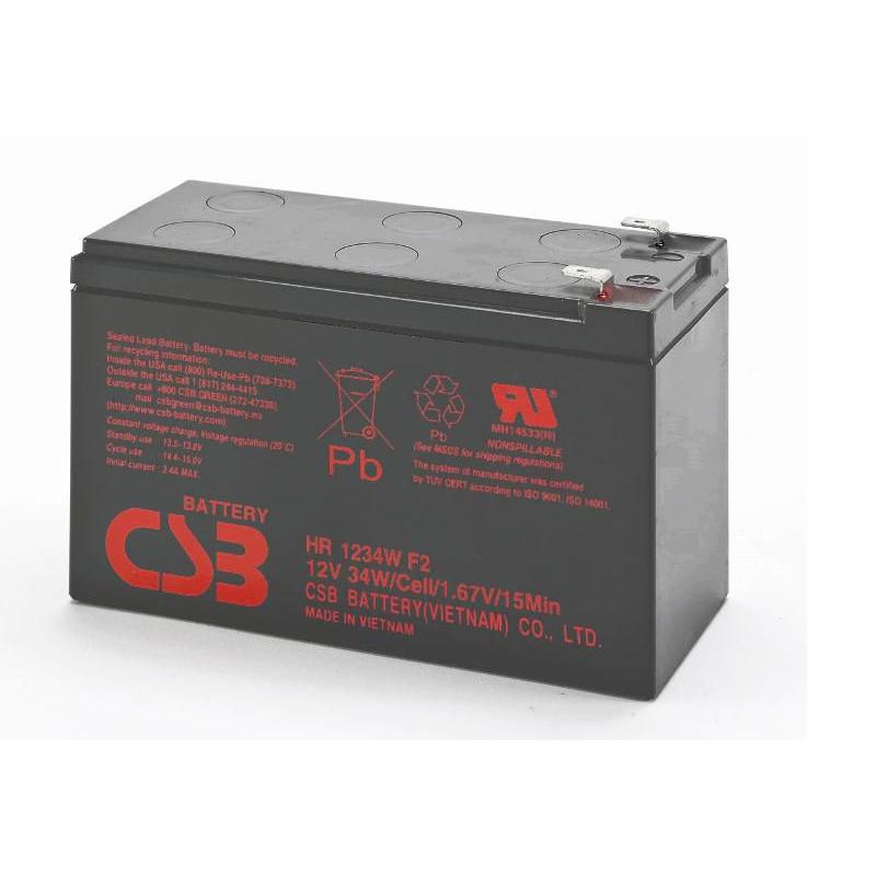 Powerwalker HR 1234W Batería 12V/9Ah para Fuente de Alimentación Ininterrumpida