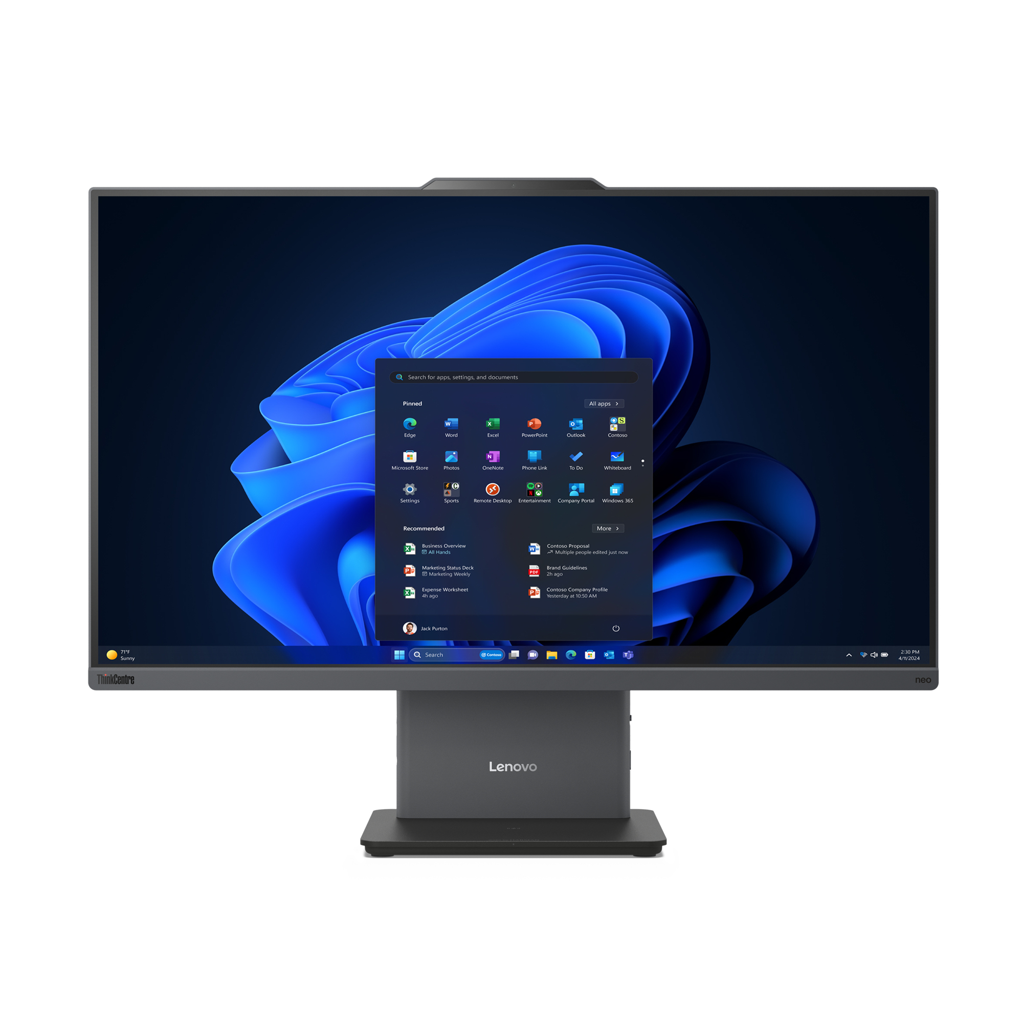 Lenovo ThinkCentre neo 50a 27 Gen 5 Intel® Core™ i7 i7-13620H 68,6 cm (27") 1920 x 1080 Pixeles PC todo en uno 16 GB DDR5-SDRAM 512 GB SSD Windows 11 Pro Wi-Fi 6 (802.11ax) Gris