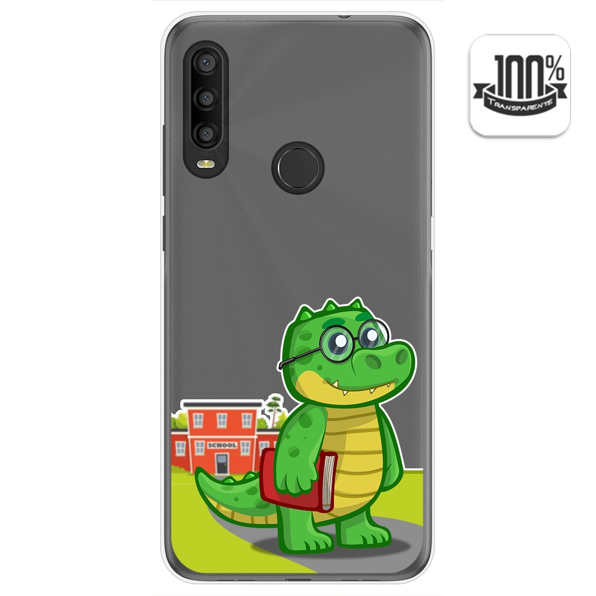 Tumundosmartphone Funda Gel Transparente para Alcatel 1SE 2020 diseño Coco Dibujos