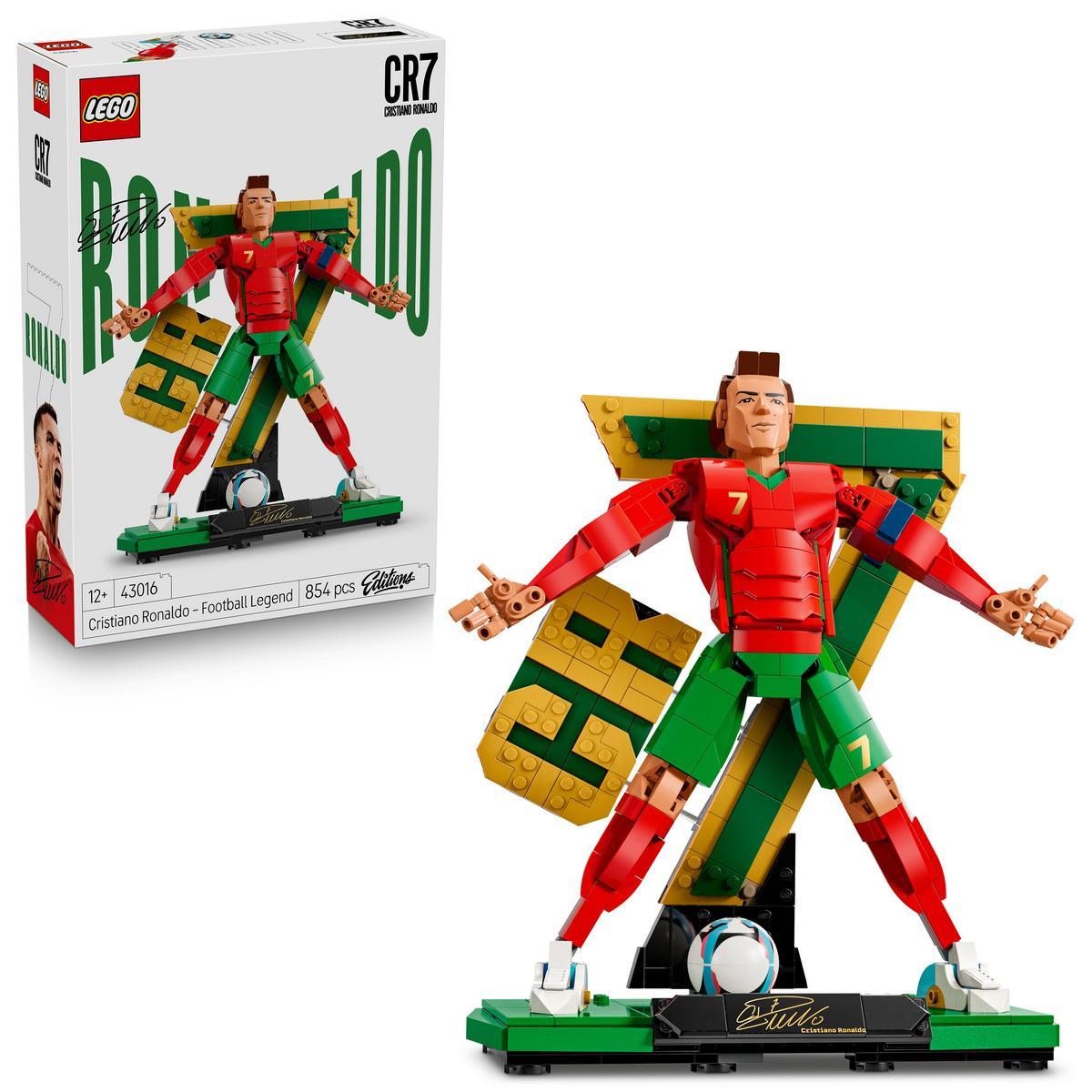 LEGO® 43016 | Editions Cristiano Ronaldo: Leyenda del Fútbol de Juguete