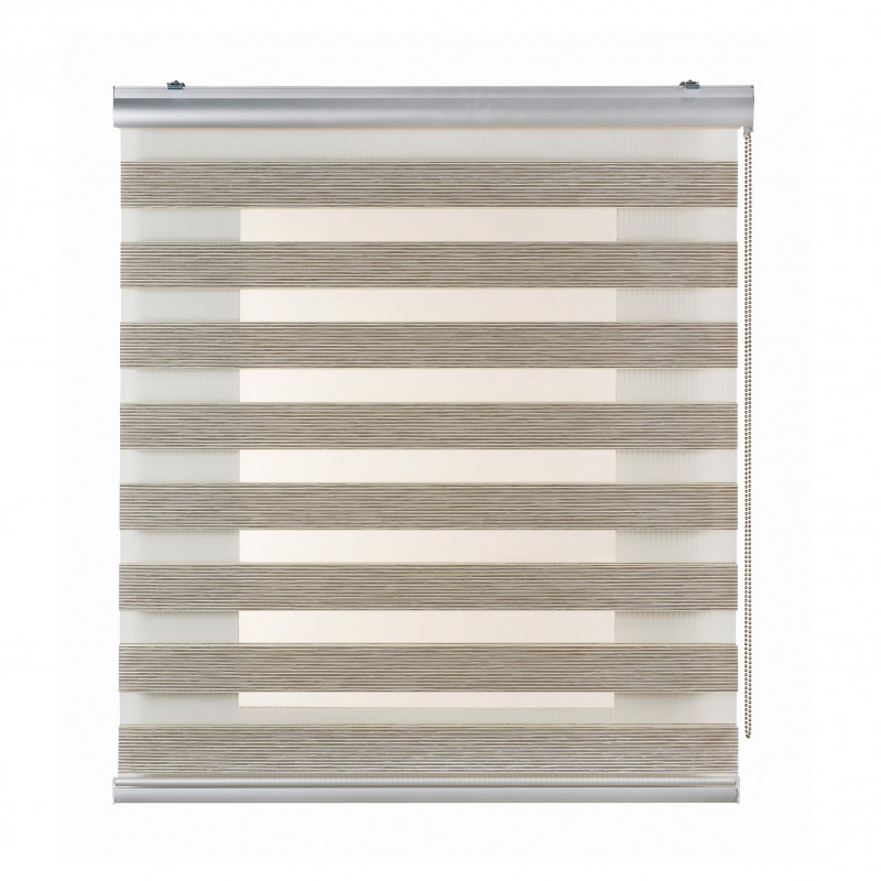 STORESDECO Estor Enrollable Noche y Día Plus con Acabados de Aluminio Premium. Estor enrollable con Doble Tejido para Ventanas y Puertas. Estores de Alta Calidad