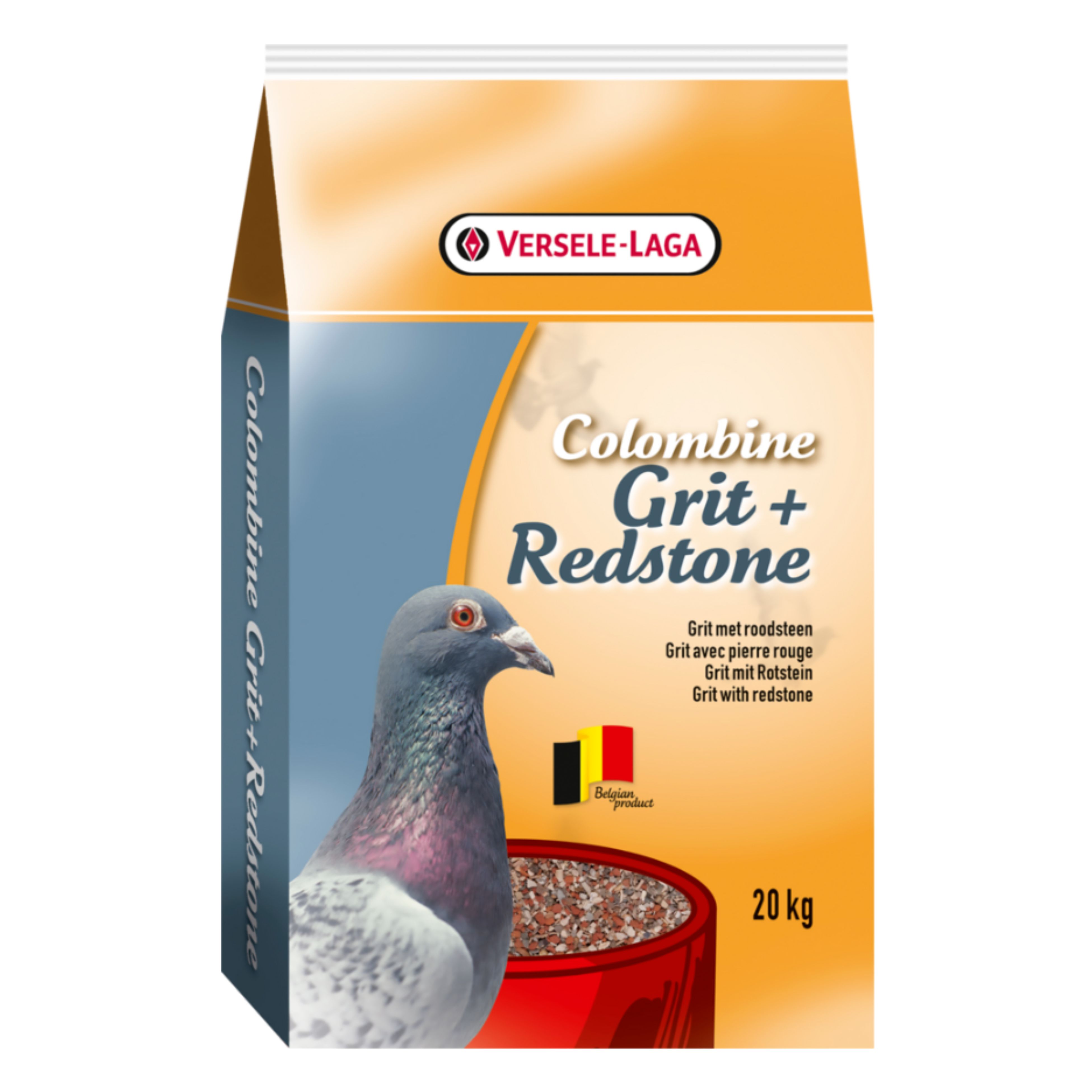 Grit Palomas 2.5 kg o 20 kg - Colombine Grit Redstone - Grit Palomas Piedra Roja - Versele Laga