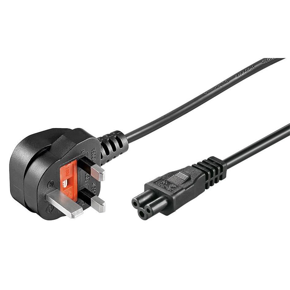 Microconnect Cable de Alimentación UK - C5 2,0m Negro de Alta Calidad
