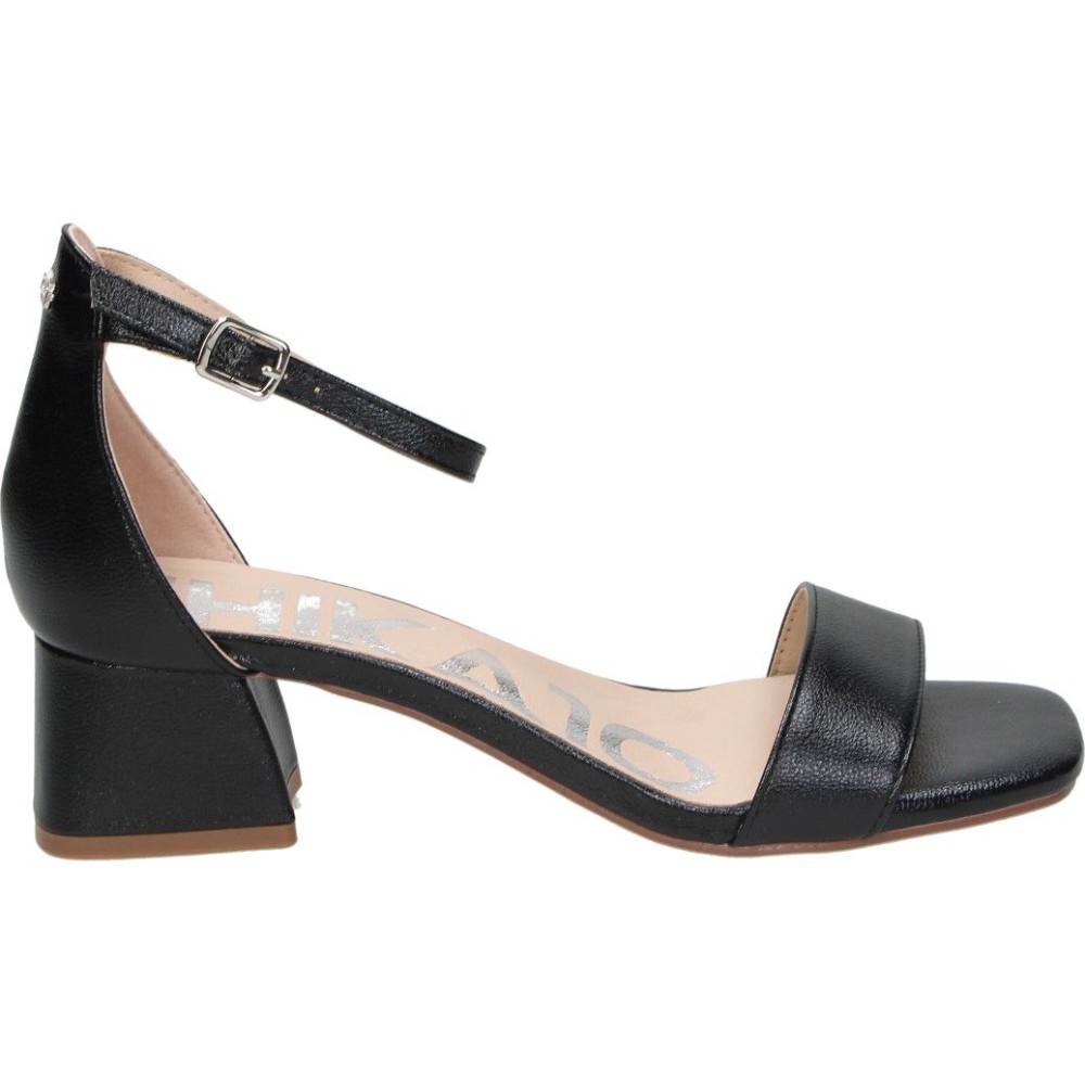 CHK10 | Sandalias de Tacón CHIKA10 Melania 12 para Mujer – Sandalias de Fiesta Negras – Sandalia Evento con Pulsera de Hebilla – Tacón Medio y Cómodo – Alta Calidad – Evento – Boda – Ceremonia – Estilo Elegante