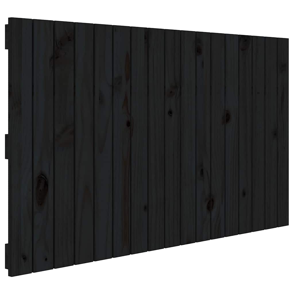 vidaXL Cabecero de cama de pared madera maciza de pino 108x3x60 cm
