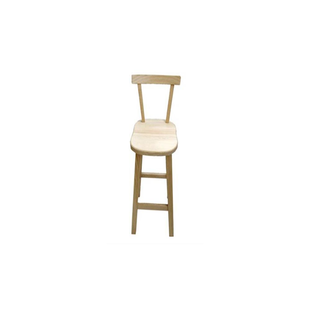 TABURETE CON RESPALDO MADERA 70/98 CM