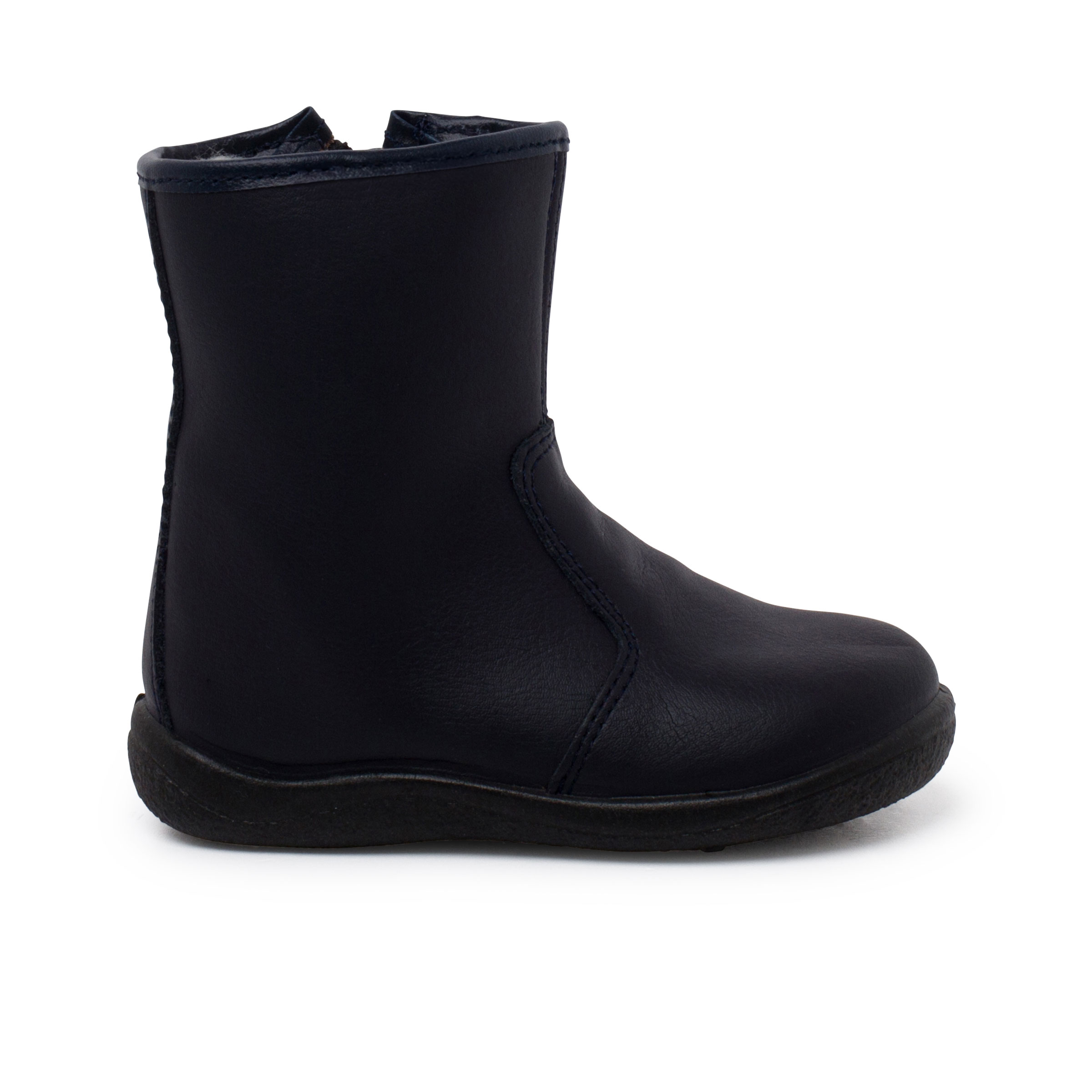 Botas Pisamonas Lisas Piel Lavable para Niños y Niñas