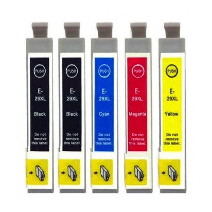 EPSON 29XL pack 5 tintas Epson T2991/2/3/4 (29XL) compatibles x XP235 XP332 XP335 XP432 XP435