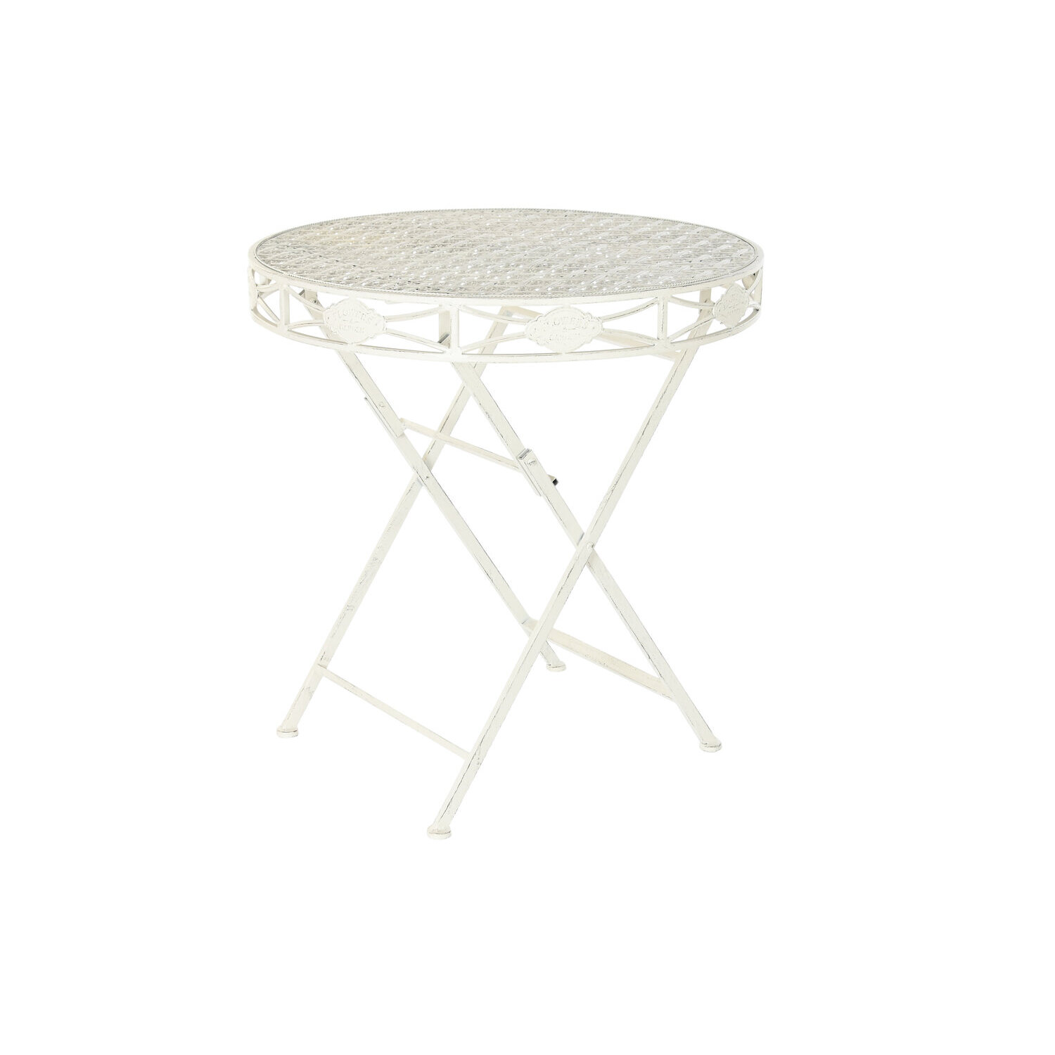 Mesa redonda comedor metal 70x70x73 plegable El mejor complemento para tu hogar.