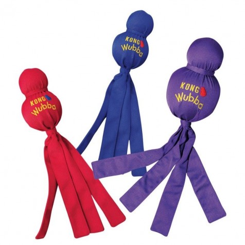 Kong Juguete Wubba Liso para Perros Azul - Talla L
