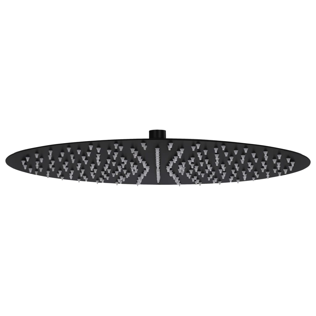 vidaXL Cabezal de Ducha Efecto Lluvia Acero Inox Redondo 40 cm Alcachofa Color Negro,  Dorado, y mas