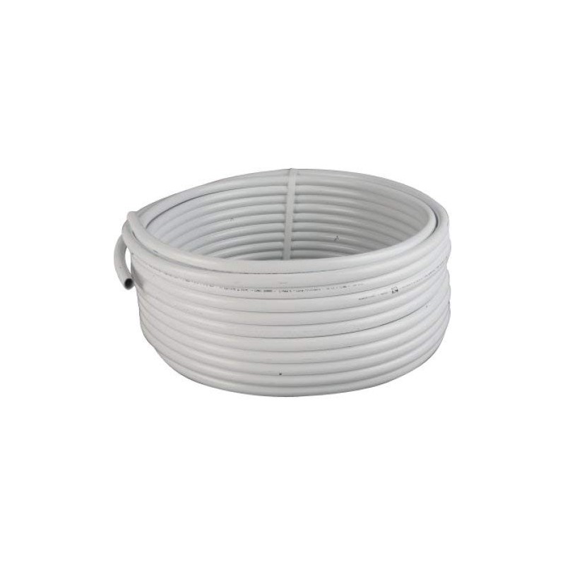 SUINGA Tuberia Multicapa fontaneria 16 mm exterior, 15 metros. Espesor 2 mm. Presión máxima 10 bar, para Agua Caliente Sanitaria
