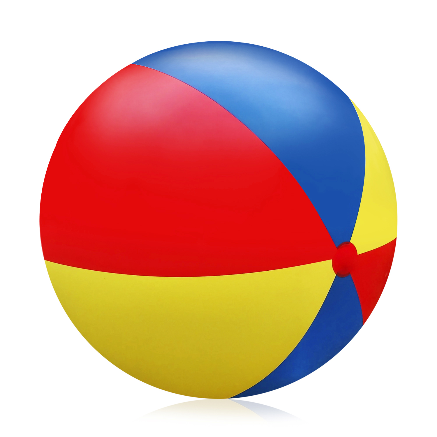 DAM. Pelota grande hinchable tricolor 80cm. 80x80x80 cm.