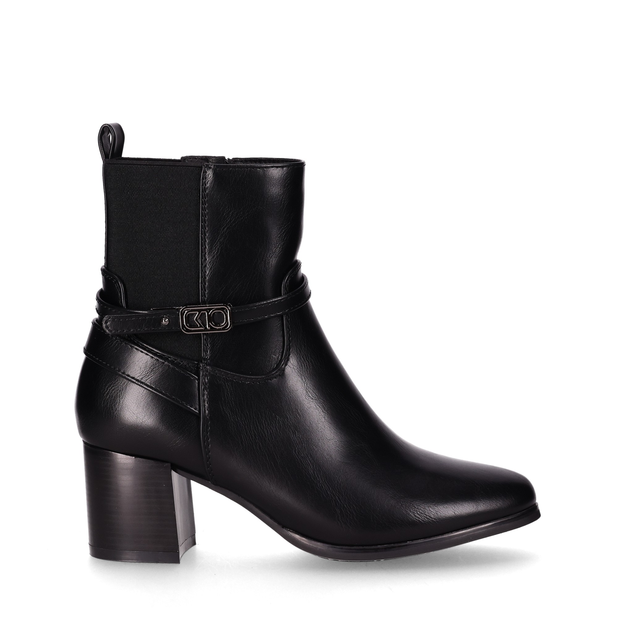 CHIKA10 Botines Piel Vegana de Mujer Chika10 Tacon medio