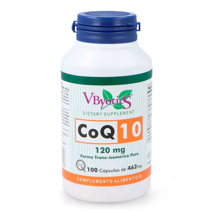 Vbyotics Coq10 120mg - Complemento Alimenticio - Vitamina E - Sistema Inmunitario