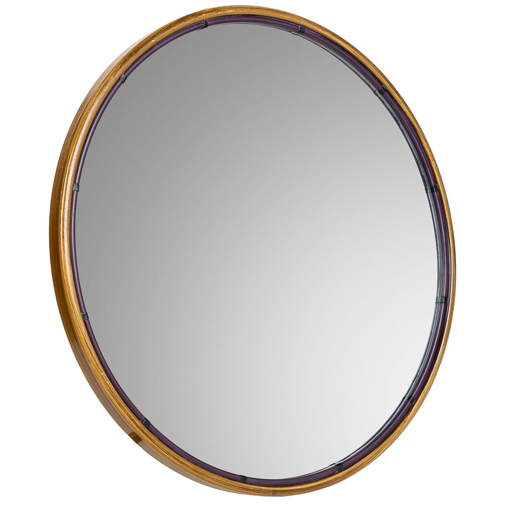 Wonderlust Deco - Espejo de pared de metal dorado 61x2.5x61 Dorado 61x2.5x61h cm